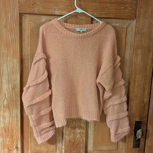 Selected Femme Pink Mohair Sweater